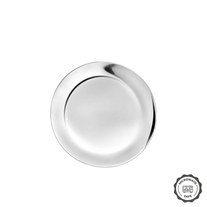 MICROSAFE Stainless Steel Quarter Plate 8 Inch