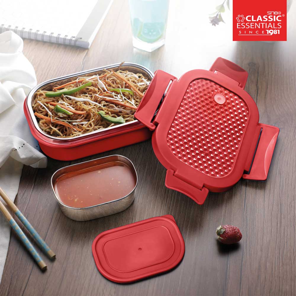 Thermosteel Fun Food Red Lunch Box Classic Essential India