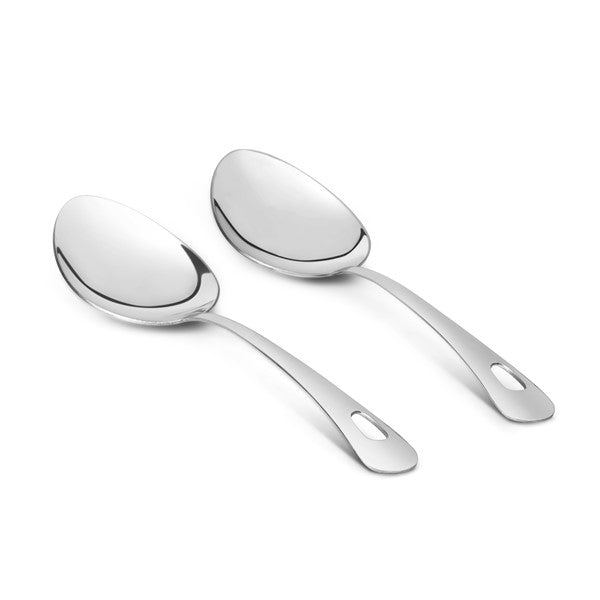 stainless steel dinner set of 40 pcs | steel spoons