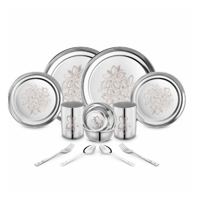 Stainless Steel 12 Piece Dinner Set
