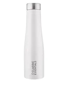 CLASSIC ESSENTIALS Stainless Steel PURO Water Bottle 100% Leak Proof | Office Bottle | Gym Bottle | Hiking & Treking Bottle | Steel Water Bottle 1000 ml Bottle, White - (Set of 1)