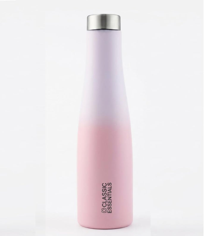 CLASSIC ESSENTIALS Stainless Steel PURO Water Bottle 100% Leak Proof | Office Bottle | Gym Bottle | Hiking & Treking Bottle | Steel Water Bottle 1000 ml Bottle, Pure Pink - (Set of 1)