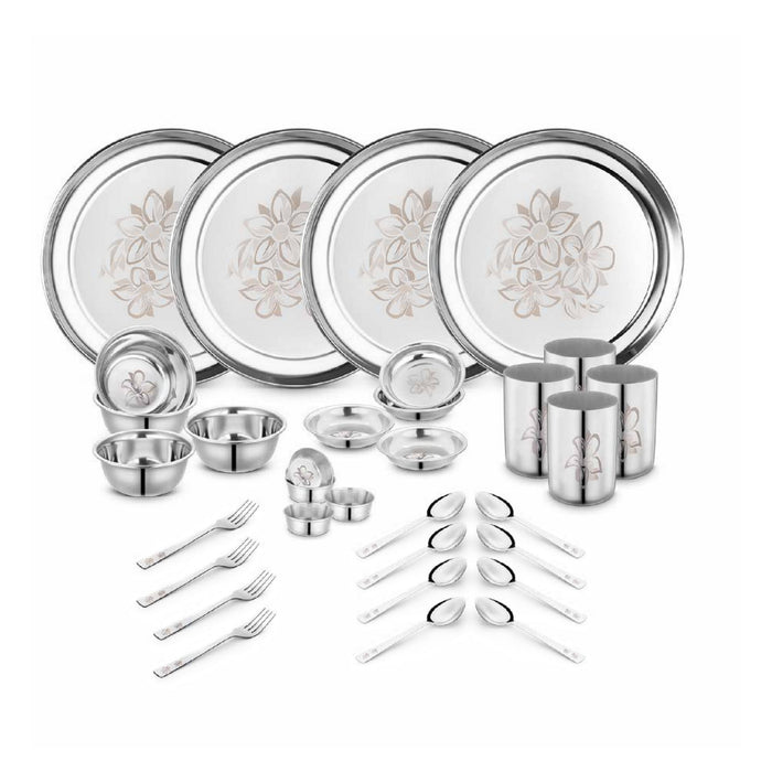 Stainless Steel 32 Piece Dinner Set