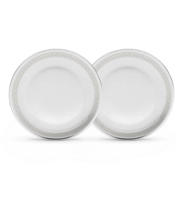 Sanjeev Kapoor by Classic Essentials 8-Inch Microwave Safe Plate (Set of 1) – Aztec Laser Print, Durable Heat-Resistant Dining Plate for Everyday Use