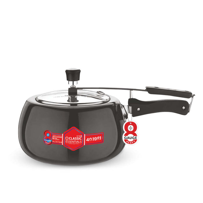 Hard Anodised Stainless Steel Inner Lid Induction Bottom Pressure Cooker 2Ltr/3Ltr/5ltr/6.5Ltr