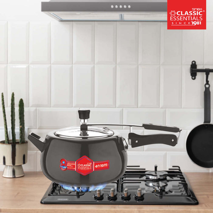 Hard Anodised Inner Lid Induction Bottom Pressure Cooker 5Ltr