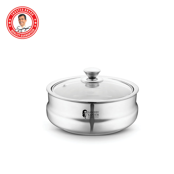 Sanjeev Kapoor By Classic Essentials Stainless Steel Double Wall & Insulated Royal Casserole (1.2 L)