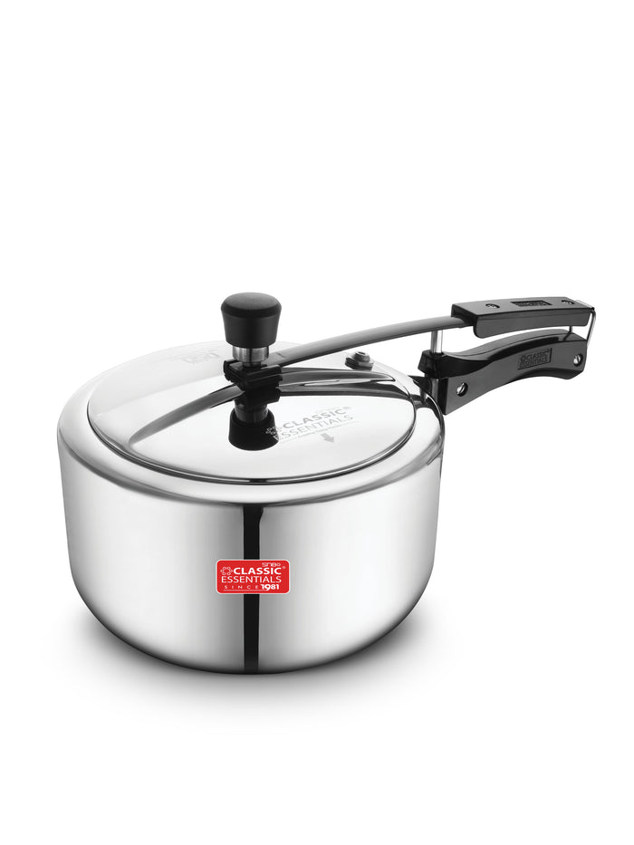 Stella Triply Stainless Steel Inner Lid Induction Bottom Pressure Cooker 3 Ltr