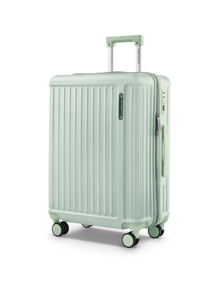 Sanjeev Kapoor by Classic Essential TravSafe Cabin Luggage Lightweight Travel Suitcase with TSA Lock, 360° Spinner Wheels, Divider Panel, Spacious Interior, 8 Double Wheels-Pista