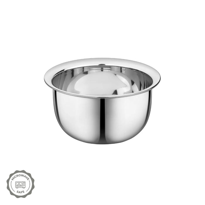 Set of 2 (200 ml) 6 Inch Microwave Safe Stainless Steel Katori | Sanjeev Kapoor Series - Classic Essentials