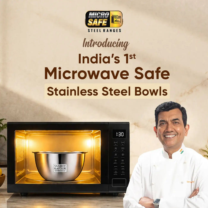 MICROSAFE Stainless Steel Portion Bowl  1500 ml