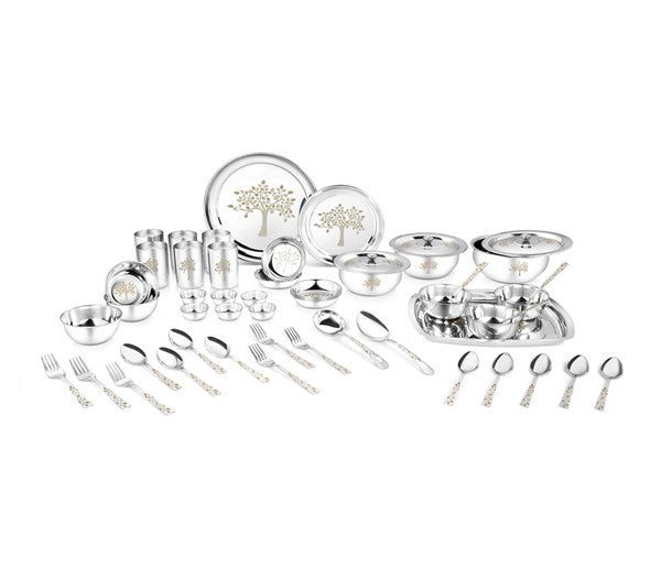 stainless steel dinner set of 61 pcs