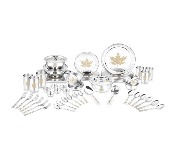 Stainless Steel Dinner Set of 61 Pieces